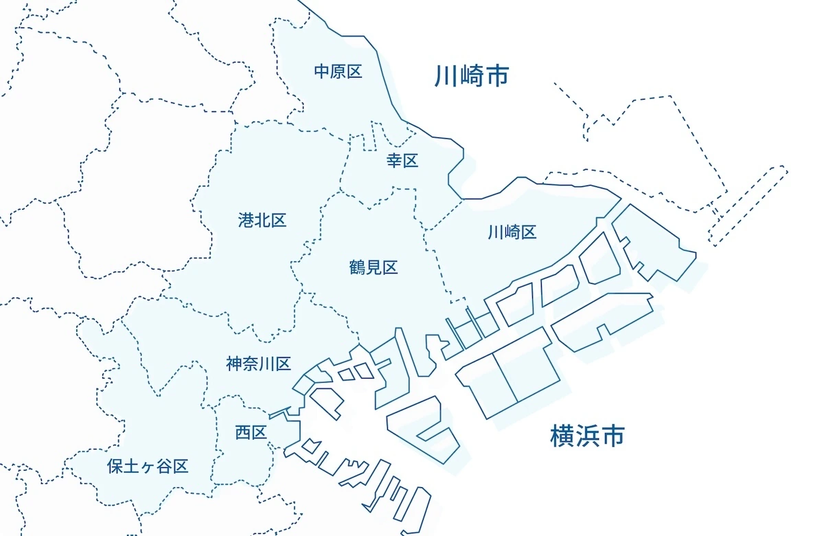 対応エリアマップ